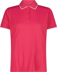 CMP Stretch Pique Poloshirt kurzarm magenta (Damen)