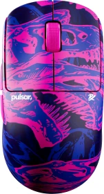 Pulsar Gaming Gears X2 CL CrazyLight Mini Wireless PRX Edition violett/blau, USB