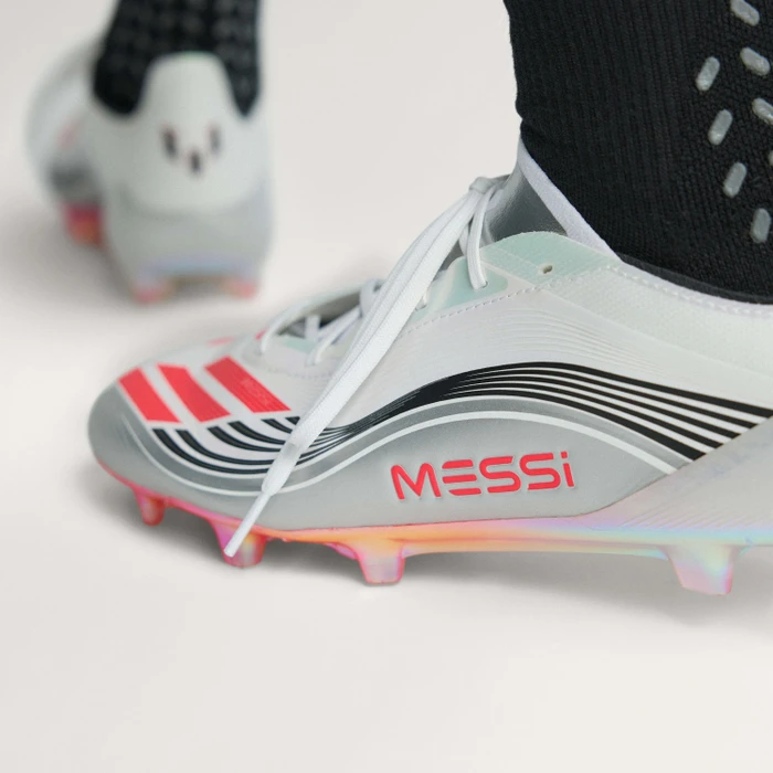 adidas F50 Elite Messi FG cloud white/lucid red/metallic silver