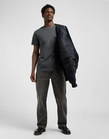 Lee Relaxed Graphic T-Shirt kurzarm washed black (Herren)