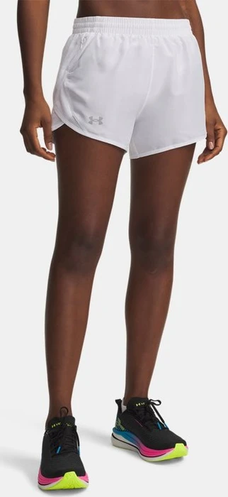 Under Armour Fly By 8cm Hose kurz white/reflective (Damen)