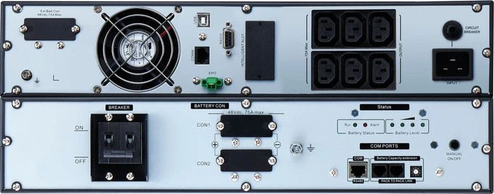 APC Easy-UPS On-Line Tower/Rackmount 4U, 2000VA, USB/seriell/LAN