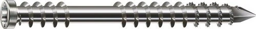 Spax Edelstahl rostfrei A2 T-STAR plus T25 Terrassenschraube, 5x80mm, 75 Stück