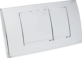 Geberit Twinline30 Betätigungsplatte für 2-Mengen-Spülung glanzverchromt/mattverchromt