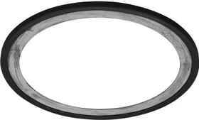 Briloner Slim Deco LED Deckenleuchte 18W 29.3cm schwarz/silber