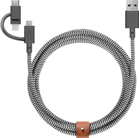 Native Union Belt Cable Universal Zebra