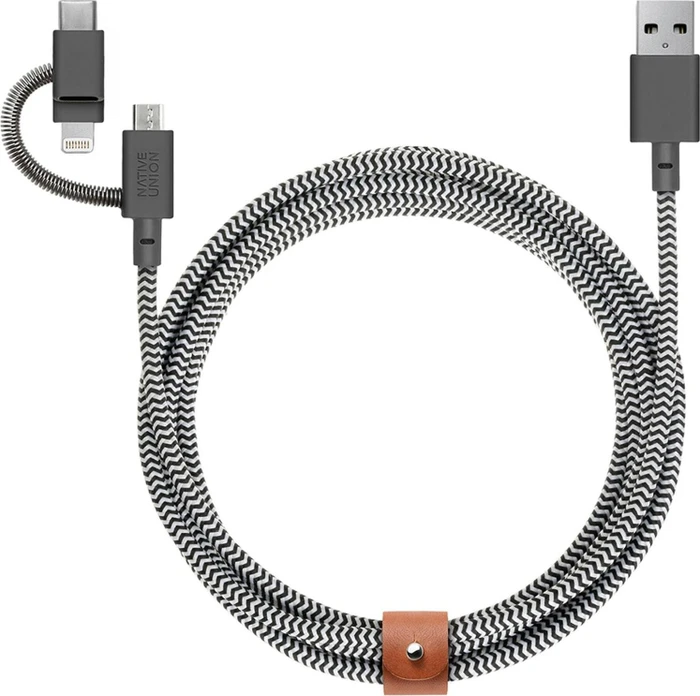 Native Union Belt Cable Universal Zebra