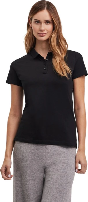 Falke Essential Poloshirt kurzarm schwarz (Damen)