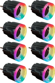 Shelly Plus Plug S Gen2, schwarz, 2500W, Smart-Steckdose, 8er-Pack
