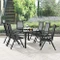 Juskys Milano Gartenmöbel-Set dunkelgrau Vorschaubild