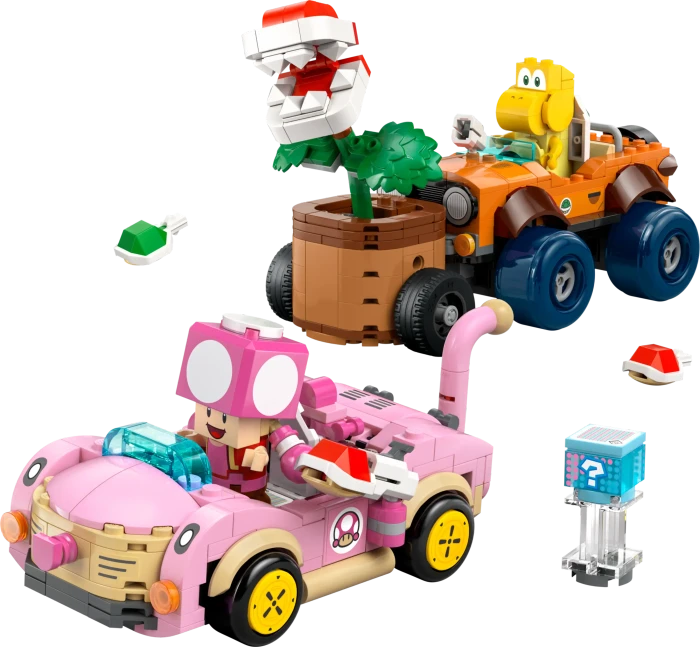 LEGO Super Mario - Mario Kart - Power-Up-Jagd mit Piranha-Pflanzen
