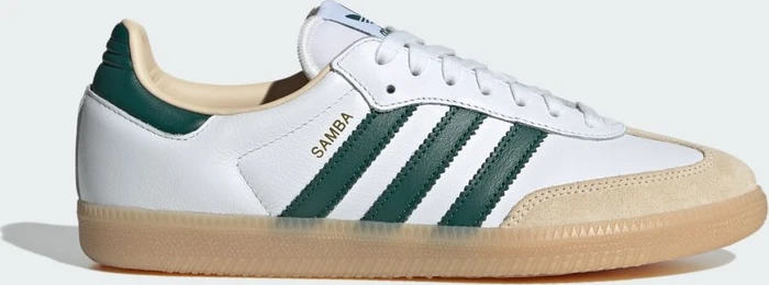 adidas Samba cloud white/collegiate green/gum