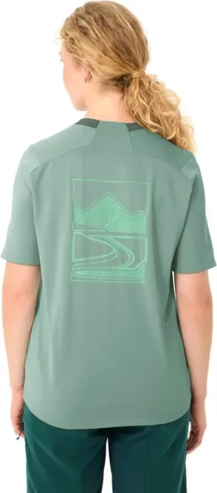 Vaude Loamer Mountainbike Funktionsshirt kurzarm dusty fern uni (Damen)