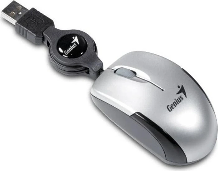 Genius Micro Traveler silber, USB