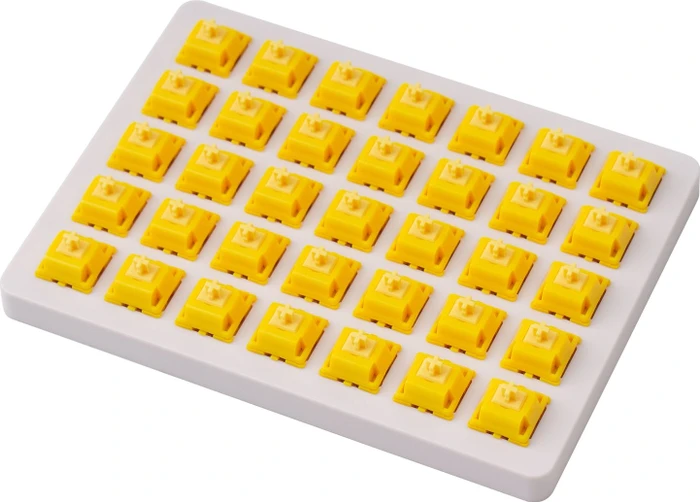 Keychron Gateron Cap Golden Yellow Switch Set, 35er-Pack
