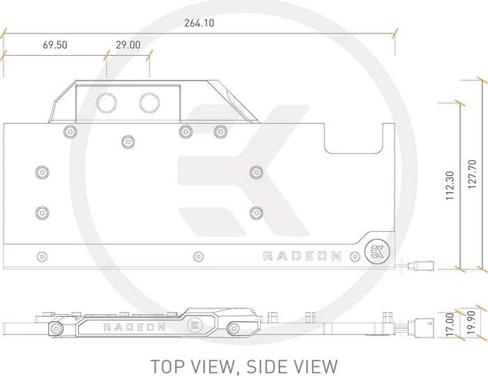 EK Water Blocks EK-FC Radeon Vega RGB, Nickel
