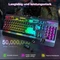 TeckNet RGB Gaming Keyboard, schwarz, LEDs RGB, USB, DE Vorschaubild