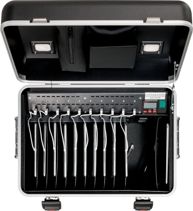 Parat Paraproject Case i10 Lade-/Synchronisierungs-/Aufbewahrungs-Wagen schwarz, 10 iPads bis 9.7", Lightning, EU-Version