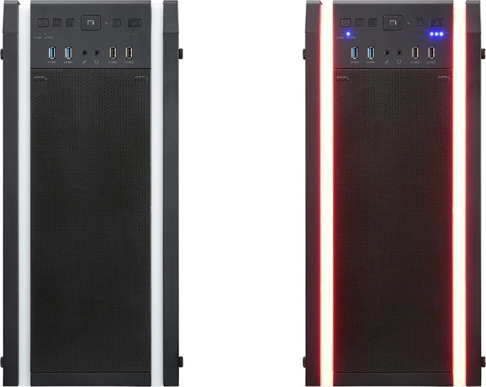 Enermax Saberay schwarz, Glasfenster