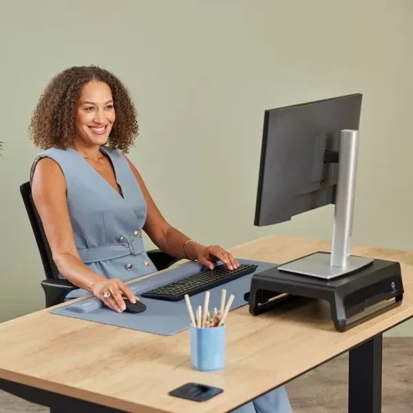 Fellowes Breyta Palm Wrist Rest, Handballenauflage (Maus), blau