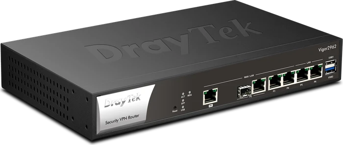 DrayTek Vigor 2962 Gigabit Router, 5x RJ-45, 1x RJ-45/SFP
