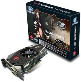 Sapphire Radeon HD 6950 Sapphire-Design, 2GB GDDR5, 2x DVI, HDMI, 2x mDP, full retail