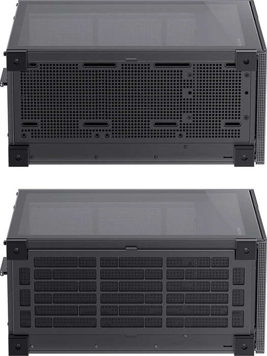 Jonsbo D41 Mesh Screen Black, schwarz, Glasfenster