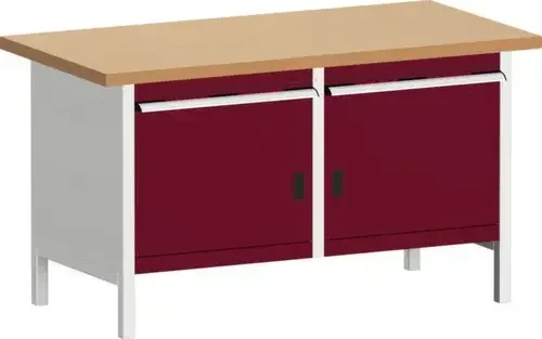 Bott Cubio Werkbank 150x84x75cm rot