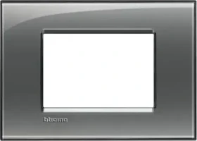 Bticino Livinglight Abdeckrahmen 1-fach, rauchgrau