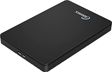 Sonnics Portable External Hard Drive, schwarz, 750GB, USB 2.0 Micro-B