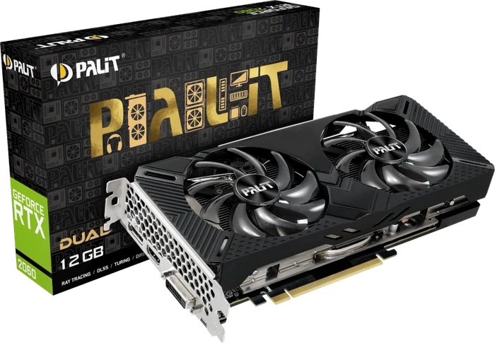 Palit GeForce RTX 2060 Dual 12GB, 12GB GDDR6, DVI, HDMI, DP