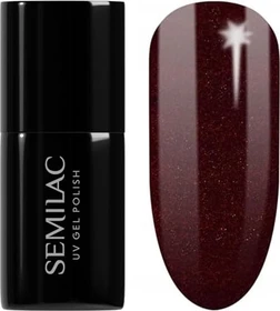 Semilac UV Nagellack Hybrid 393 sparkling black cherry, 7ml