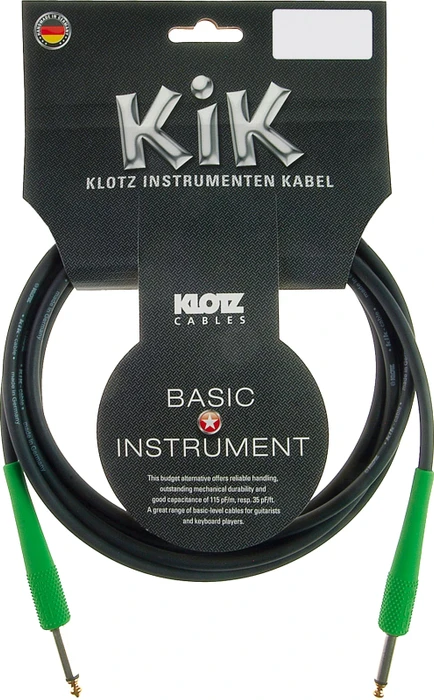 Klotz KIK schwarz/grün 3.0m