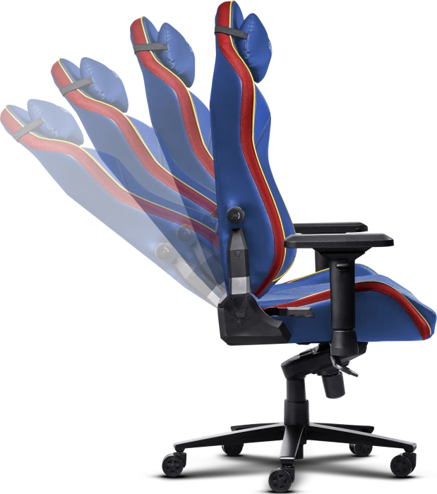 Trust Gaming GXT 721SM Ruya Pro Gamingstuhl, Superman blau/rot