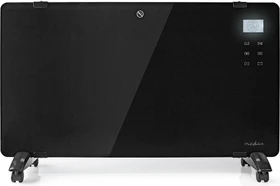 Nedis HTPL20FBK Glas Standkonvektor