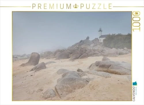 Calvendo Leuchtturm an der Pointe de Pontusval in der Bretagne, Frankreich