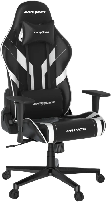 DXRacer Prince Series PM88 Gamingstuhl, schwarz/weiß