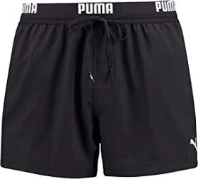 Puma Logo Badeshorts schwarz (Herren)