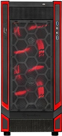 SilverStone Redline Series RL05 rot, Acrylfenster