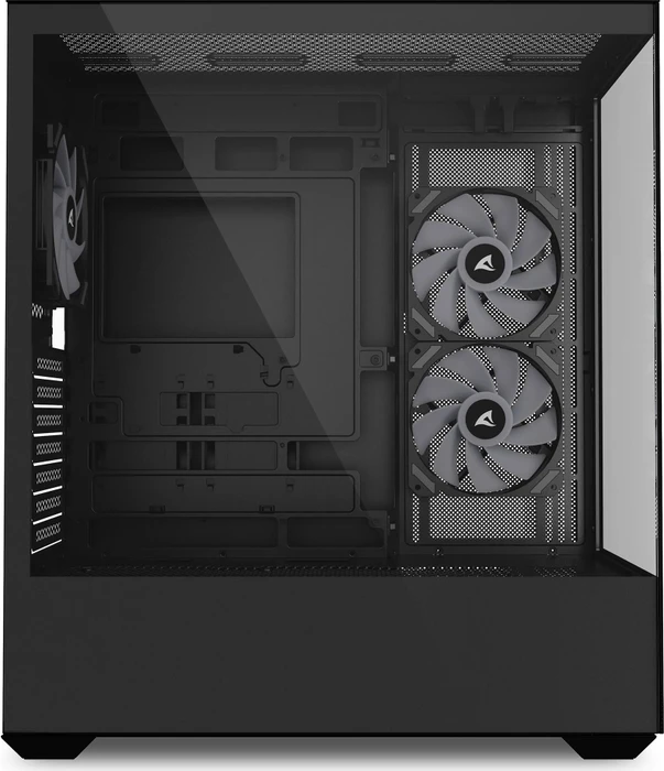 Sharkoon SK6 ARGB Black, Glasfenster