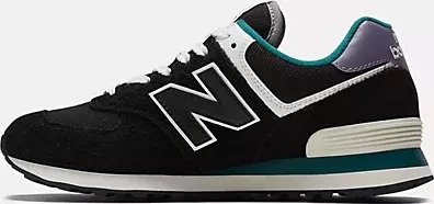 New Balance 574 schwarz/blau