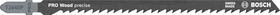 Bosch Professional T344DP HCS Precision for Wood Stichsägeblatt, 152mm, 3 Stück