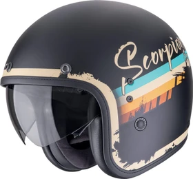 Scorpion Belfast Evo Adonis matt schwarz/beige/orange/türkis