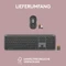 Logitech MK950 Signature Slim Combo Graphite, Logi Bolt, USB/Bluetooth, DE Vorschaubild
