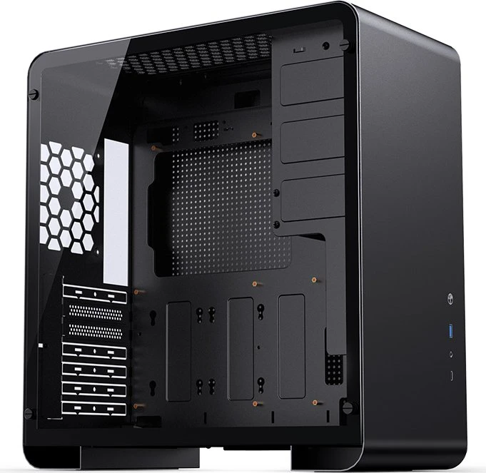 Jonsbo U4 Pro, schwarz, Glasfenster