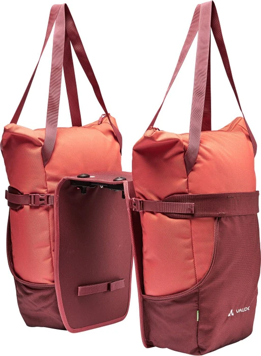 Vaude TwinShopper UniKlip 2 Gepäcktasche hotchili
