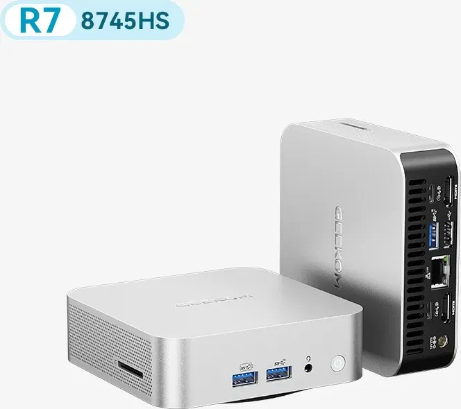 Geekom A8, Ryzen 7 8745HS, 16GB RAM, 1TB SSD