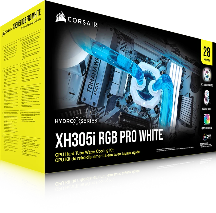 Corsair Hydro X Series iCUE XH305i RGB Pro Custom Cooling Kit, weiß
