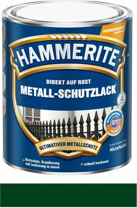 Hammerite Metallschutz-Lack außen glänzend dunkelgrün, 750ml