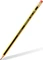 Staedtler Noris 122 Bleistift HB graphit, schwarz/gelb, Radierer, 12er-Pack Vorschaubild